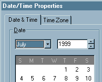 Win95 Date/Time Applet