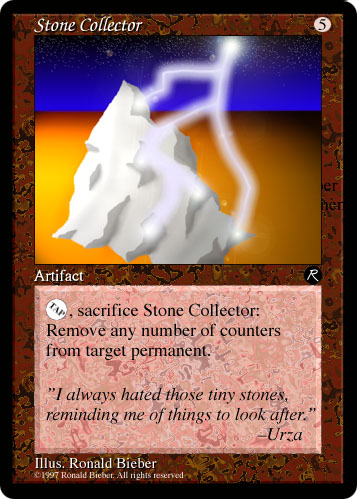 Stone Collector (ficticious card)